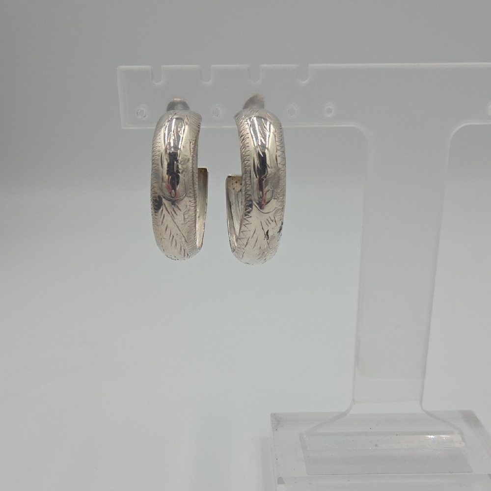 925 Sterling Silver Hoop Earrings